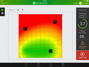 AirScout heat map