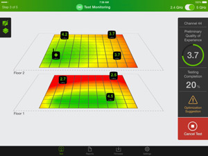 AirScout heat map